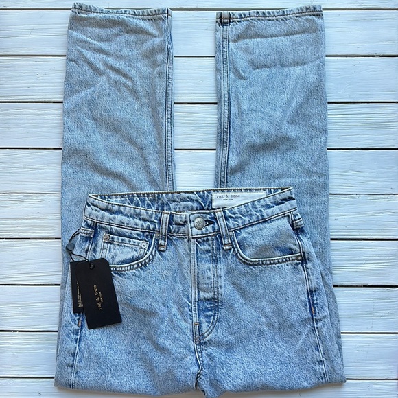 NWT rag & bone Maya High-Rise Ankle Slim in Belmar size 25 $225 - Picture 7 of 14